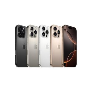 Combo of  iPhone 16 Pro Max(adapter + cover) 256 GB: 5G Mobile Phone with Camera Control, 4K 120 fps Dolby Vision and a Huge Leap in Battery Life. Works with AirPods; Desert Titanium